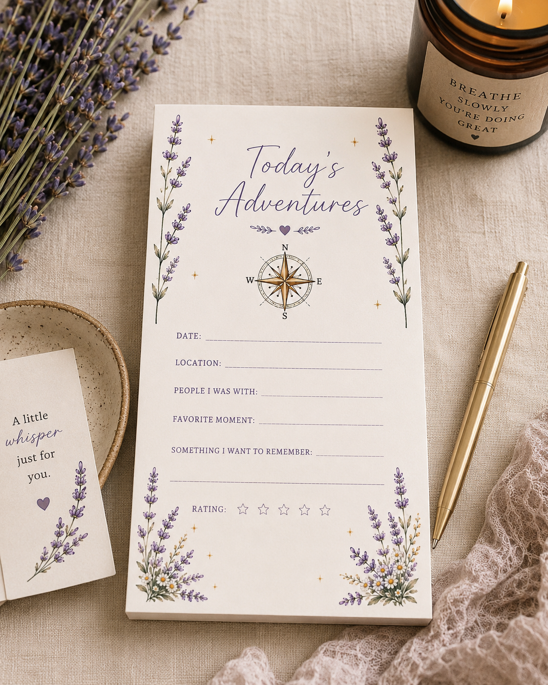 Today’s Adventures Notepad | Summer Whispers Limited Collection