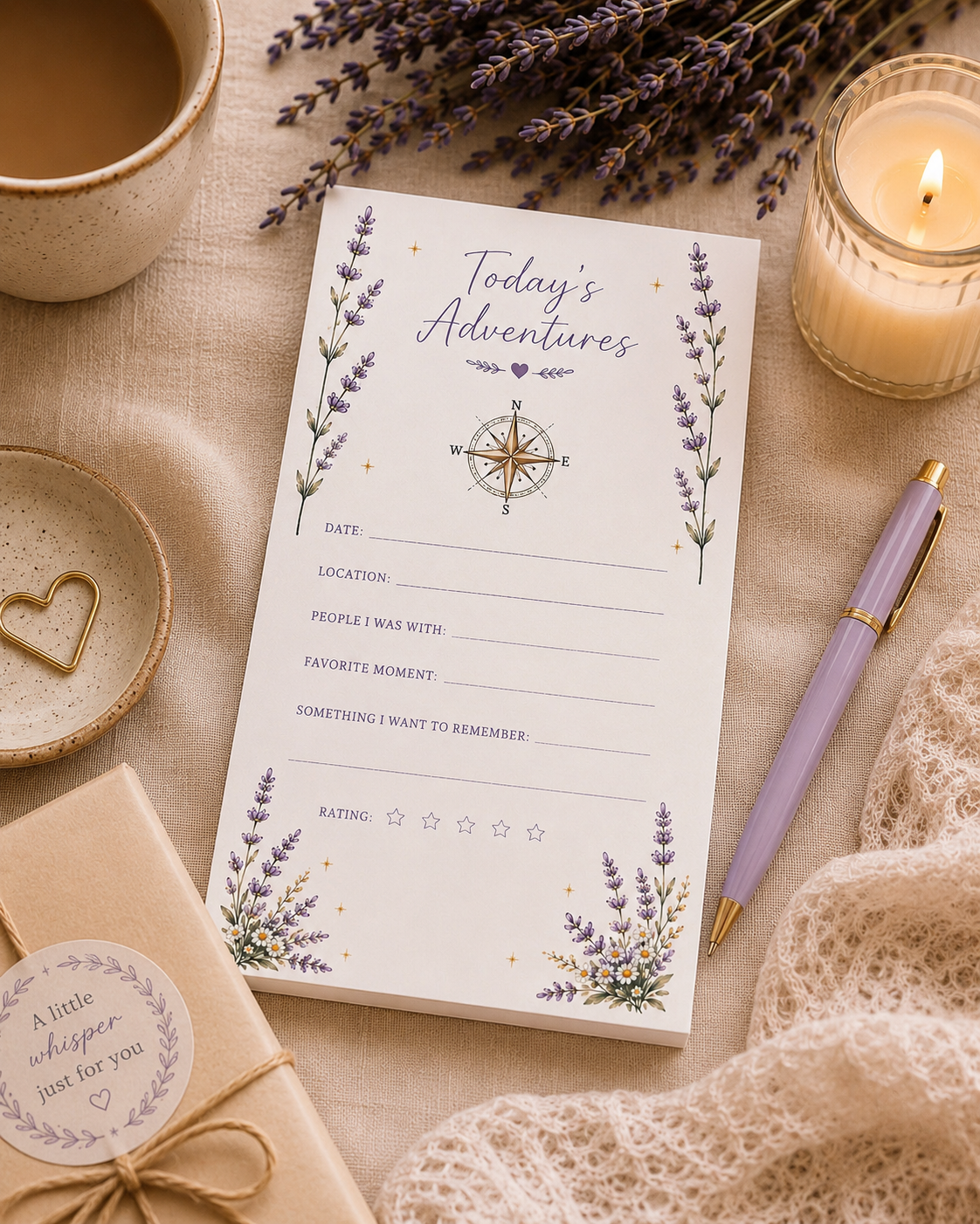 Today’s Adventures Notepad | Summer Whispers Limited Collection
